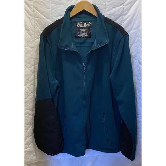 Logan‎ & Martin NYC Zip Up Large Fleece. Long Sleeve. NWT - Picture 1 of 5
